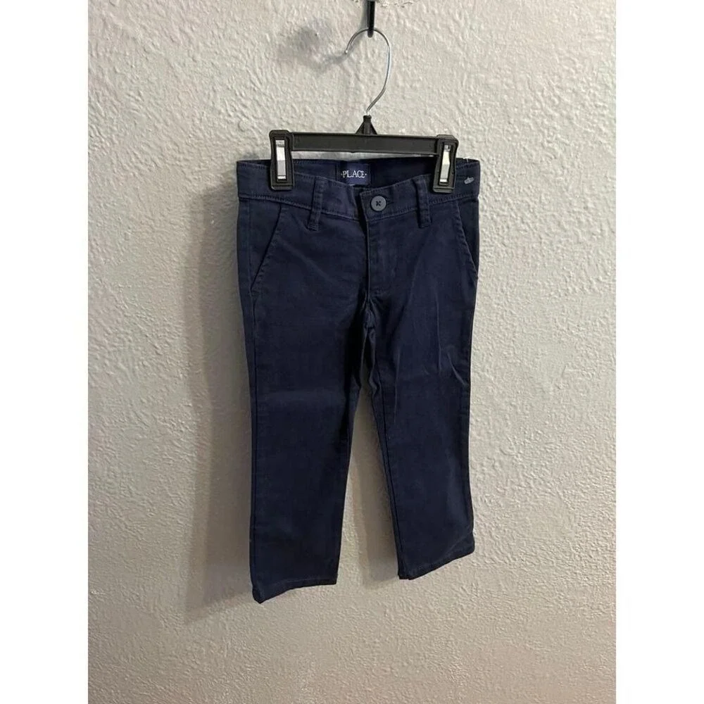Girls childrens place blue uniform pants size‎ 4
